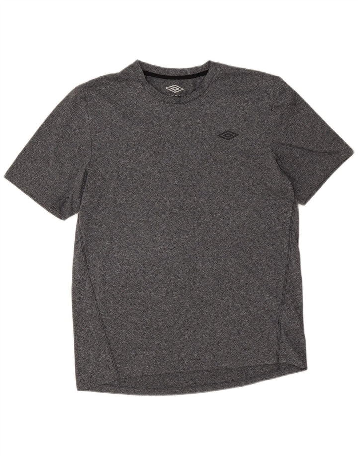 Umbro T-Shirt Homme Gris Moyen Moucheté Polyester