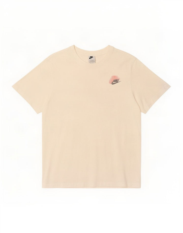 Nike T-shirt graphique pour homme en coton blanc moyen