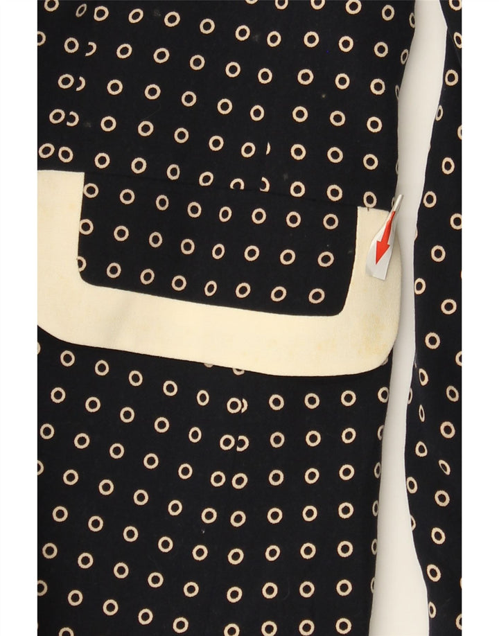 SUPERIOR Ensemble jupe 2 pièces pour femme IT 44 Medium W30 Bleu marine à pois