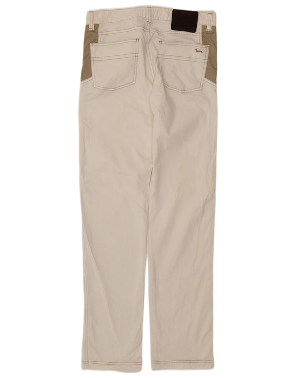 HARMONT & BLAINE Pantalon décontracté pour homme IT 48 Medium W33 L34 Blanc