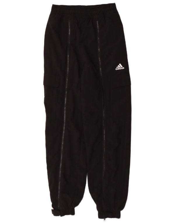 Adidas Pantalon de survêtement cargo coupe ample pour femme UK 6 XS Noir