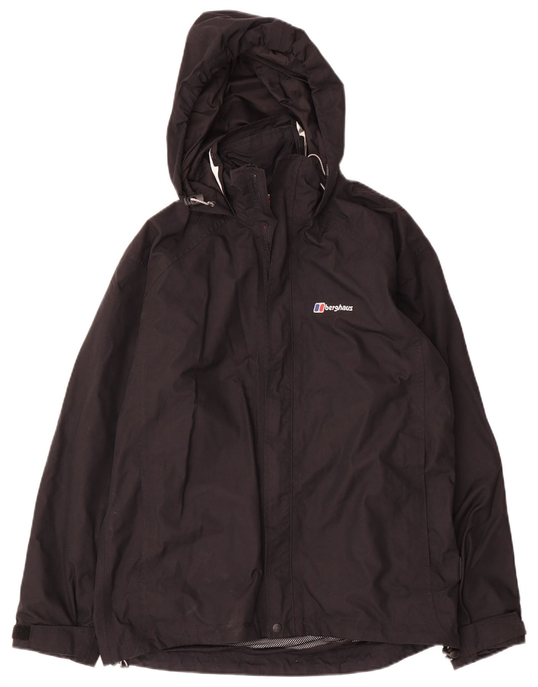 Berghaus Veste de pluie à capuche pour femme UK 12 Medium Noir Nylon