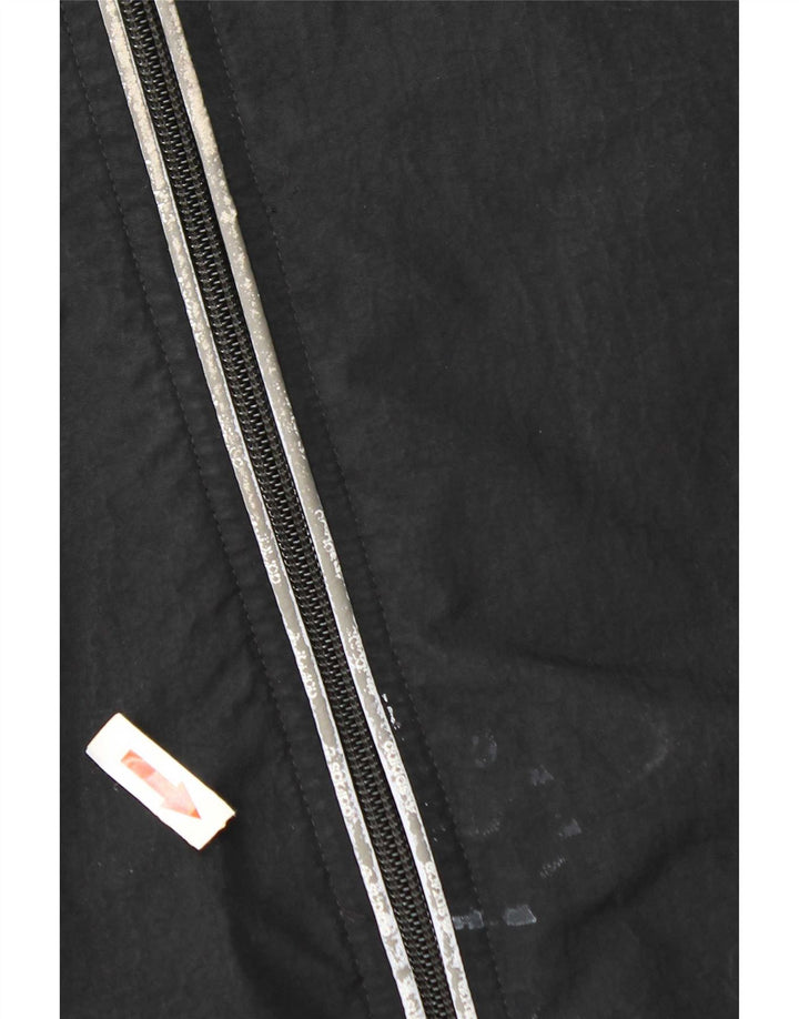 Adidas Veste de pluie à capuche pour homme UK 38 Gris moyen Nylon colour block