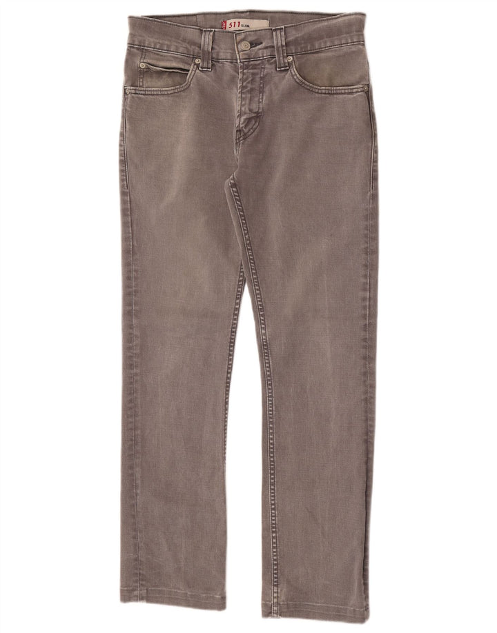 Levi's Jean Slim 511 Homme W30 L29 Gris Coton