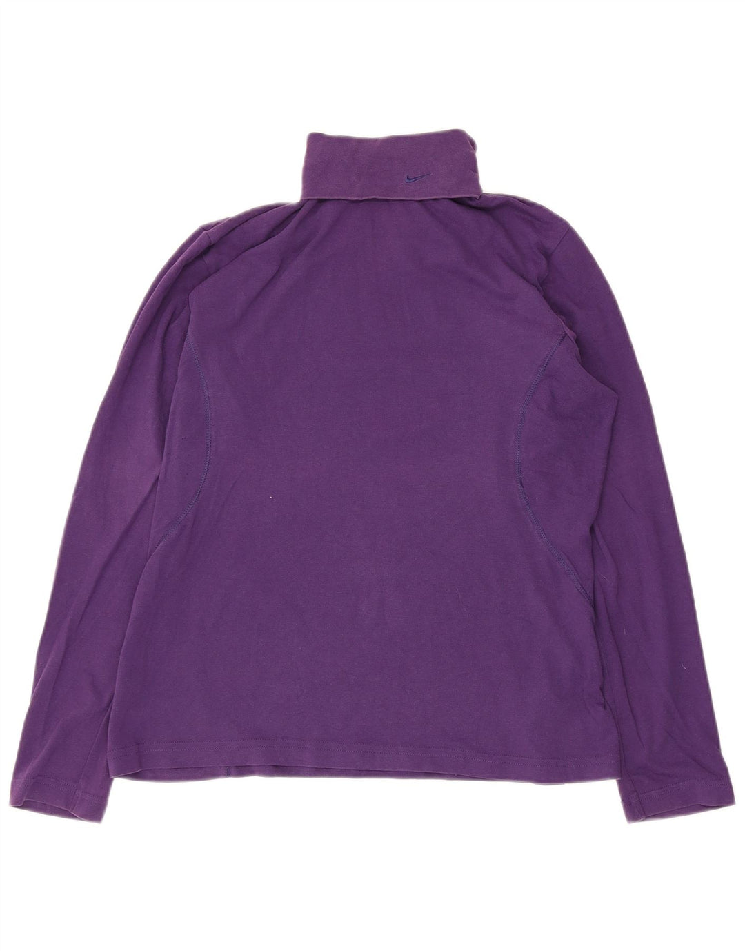 Nike Haut à col roulé à manches longues pour femme Violet Taille L