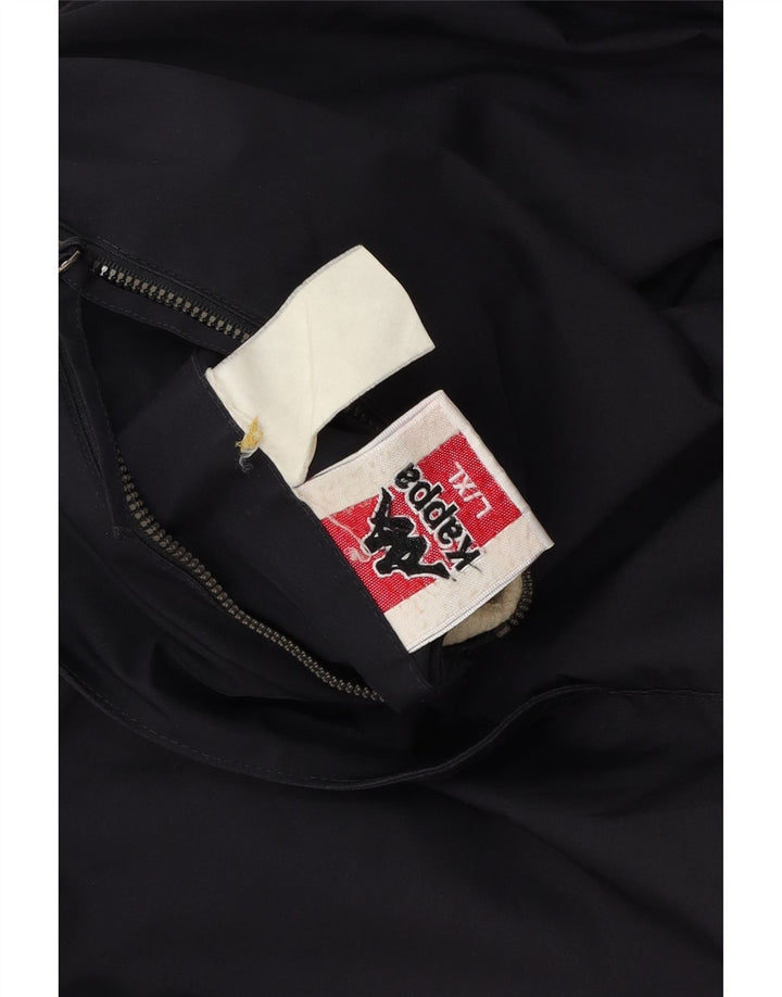 Kappa Veste réversible à capuche pour homme UK 40 Large Bleu marine