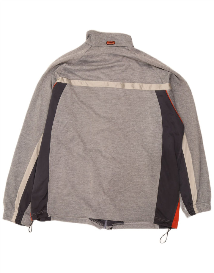 Diadora Veste de survêtement pour homme UK 46 XL Gris Colorblock Polyester
