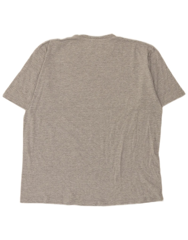 North Pole T-Shirt Graphique Homme Top XL Gris Moucheté