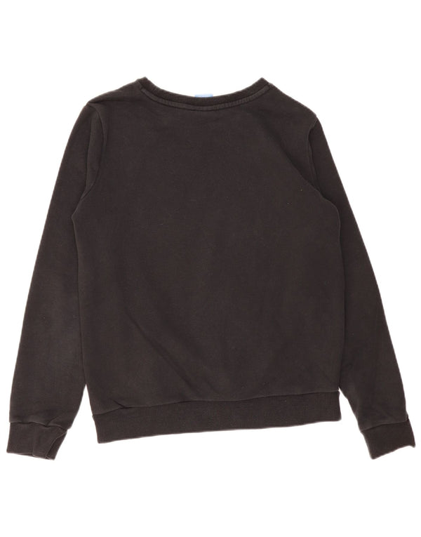 Adidas Sweat-shirt graphique pour femme UK 12 Noir moyen