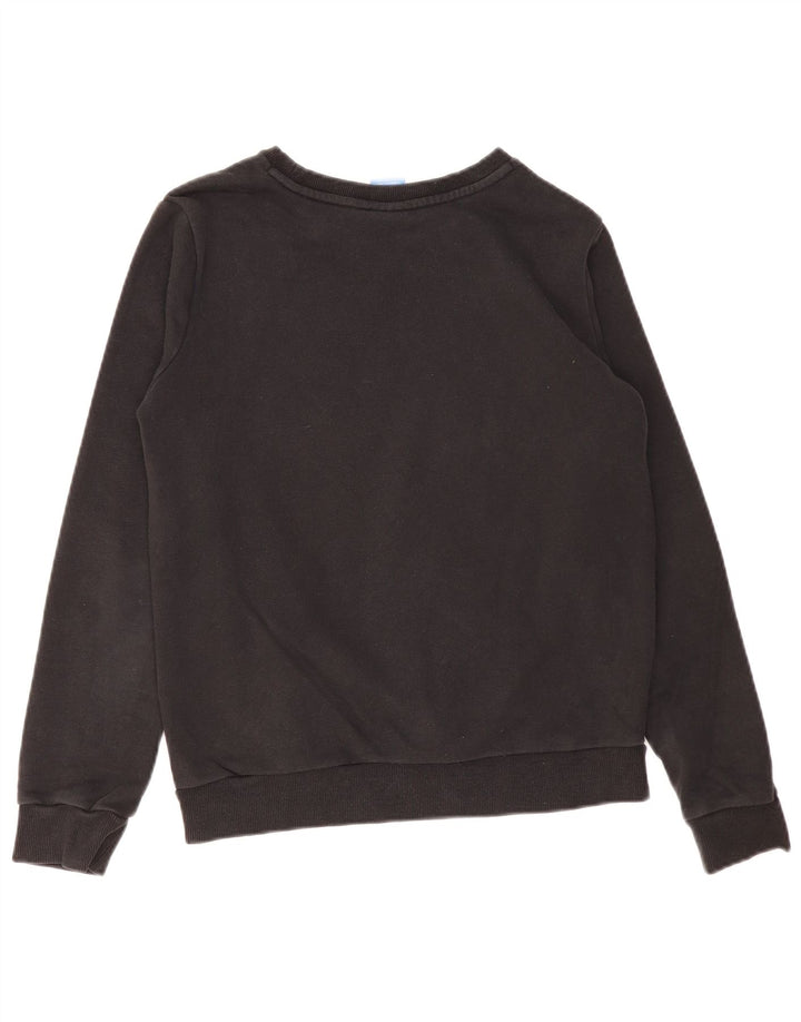 Adidas Sweat-shirt graphique pour femme UK 12 Noir moyen