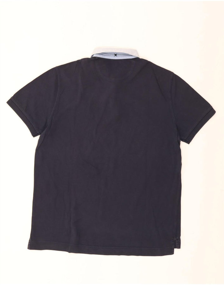 Massimo Dutti Polo Homme Grand Bleu Marine