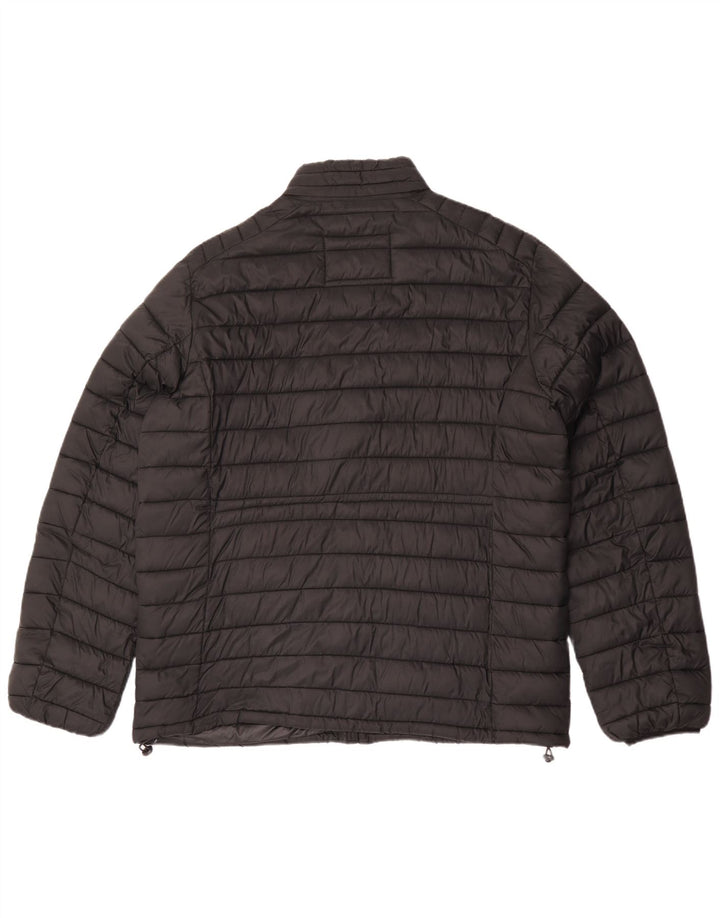 Karl Lagerfeld Veste matelassée pour homme UK 40 Large Noir Polyamide