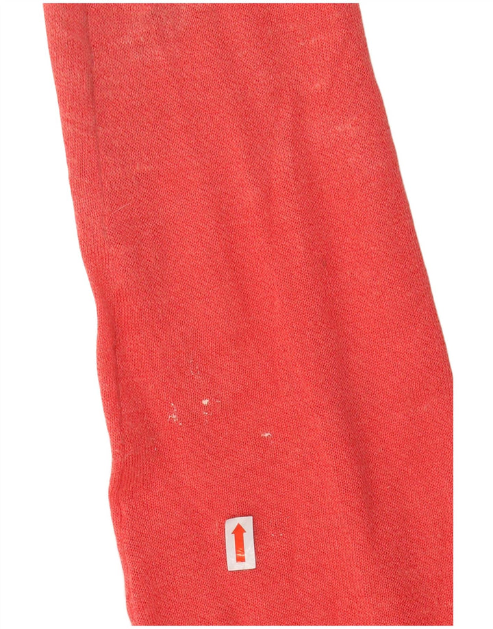 LAURA ASHLEY Pull cardigan long pour femme UK 12 Rouge moyen