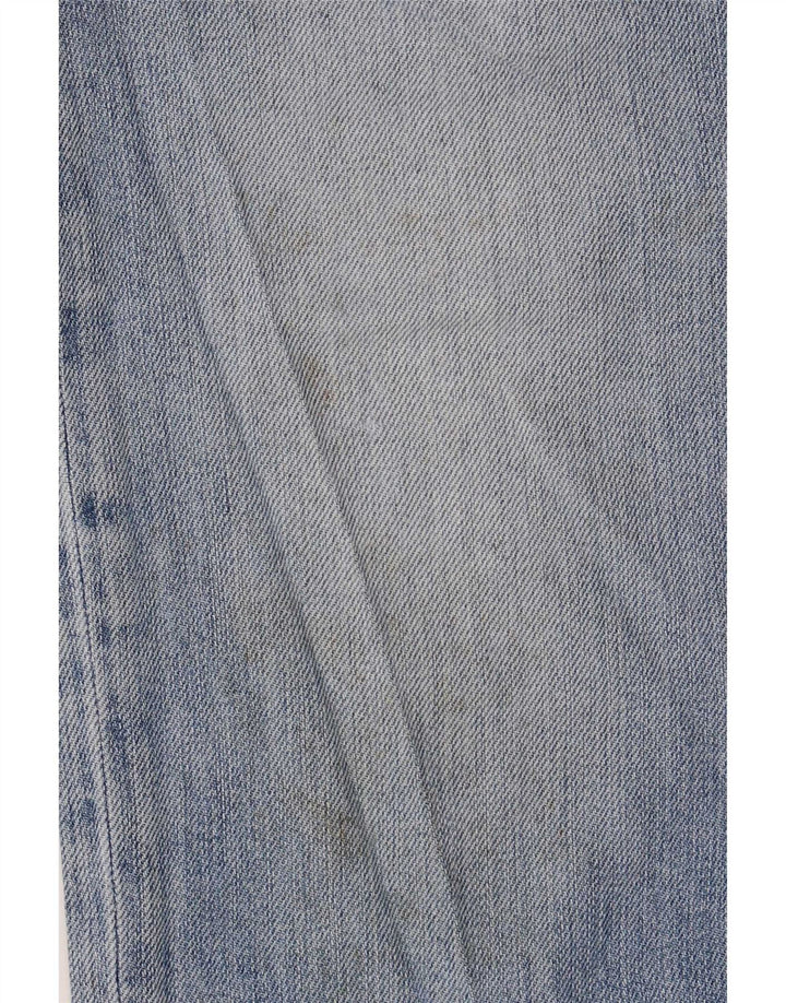Trussardi Jean Droit W32 L34 Bleu Coton Femme