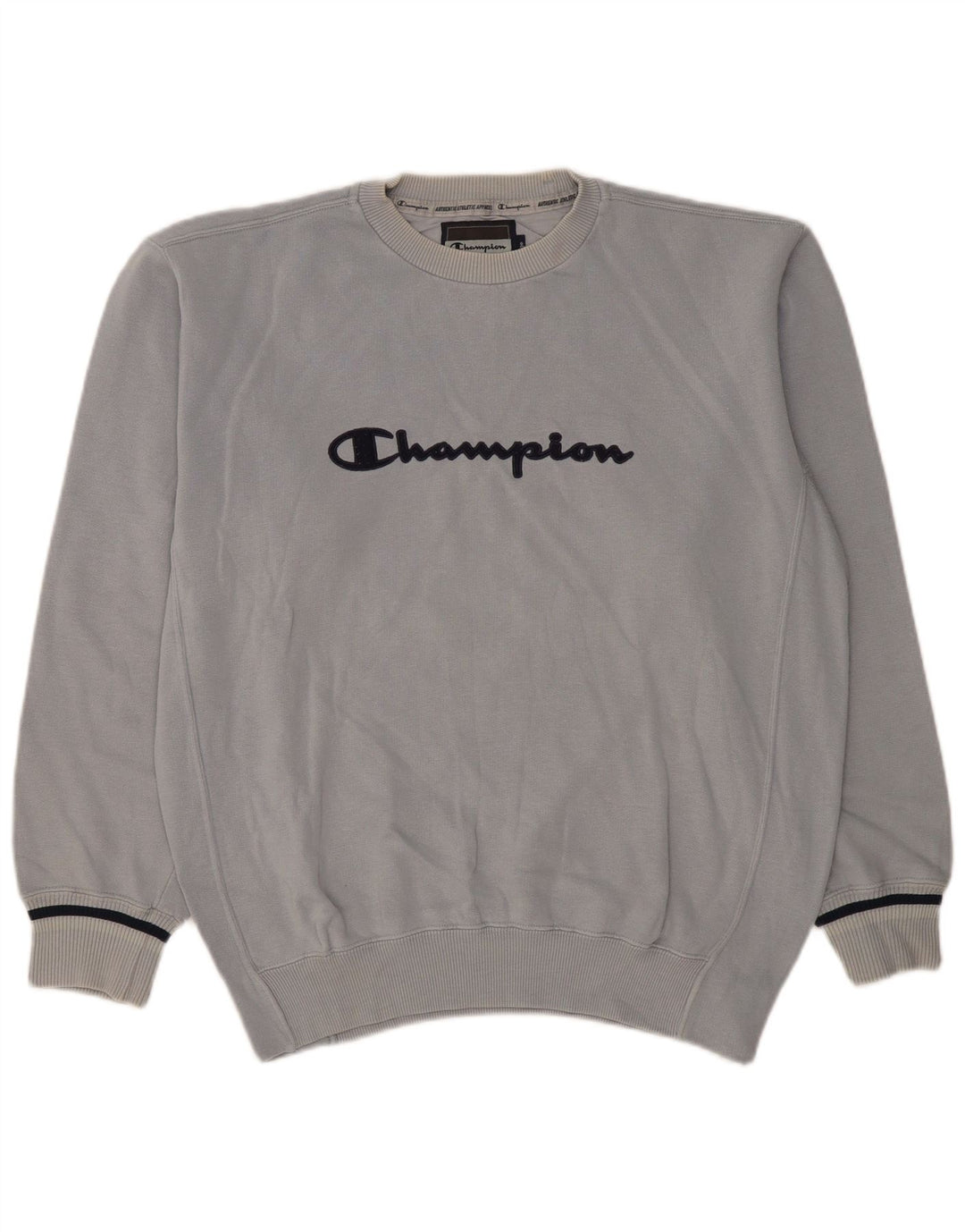 Champion Sweat-shirt graphique pour hommes, grand, bleu, coton classique