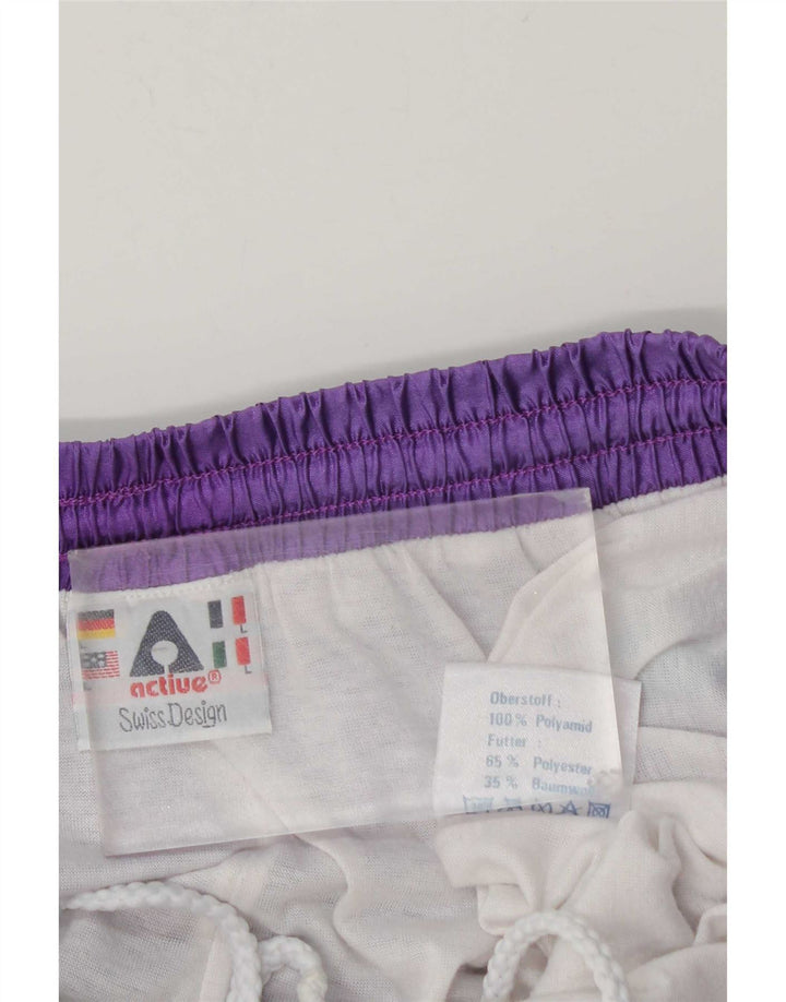 Active Pantalon de Survêtement Homme Joggers Large Violet Géométrique Polyamide