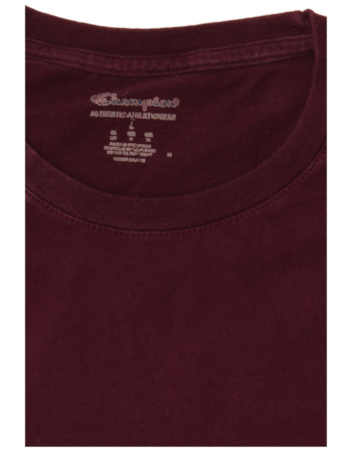 Champion T-Shirt Homme Haut Large Bordeaux