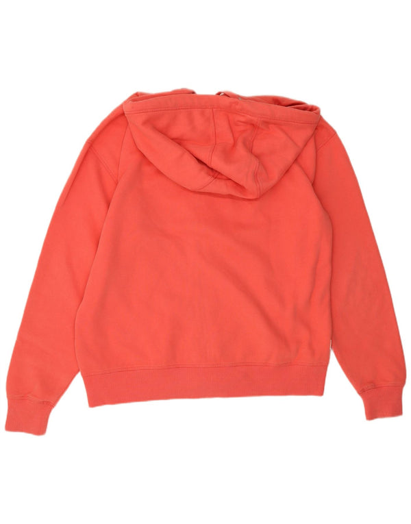 Fat Face Pull à capuche zippé coupe ample pour femme UK 14 en coton rose moyen