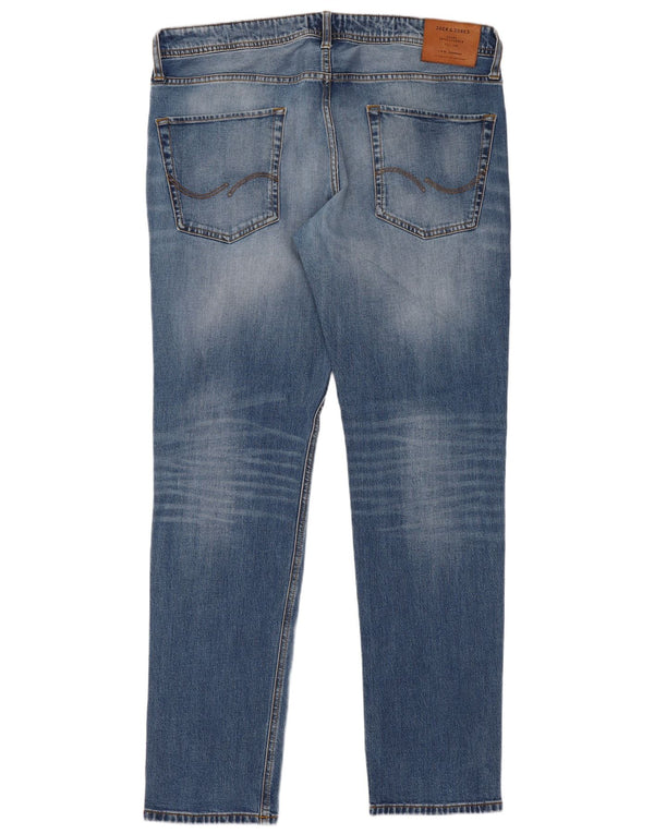 Jack & Jones Jean Slim Mike Comfort Fit W36 L34 Homme Bleu Coton