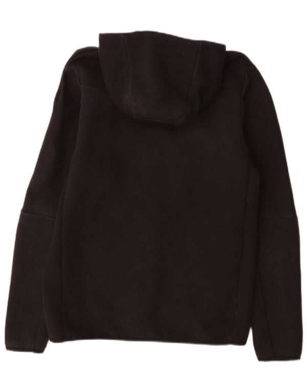 Nike Sweat à capuche zippé coupe classique pour homme, petit, en coton noir, sport