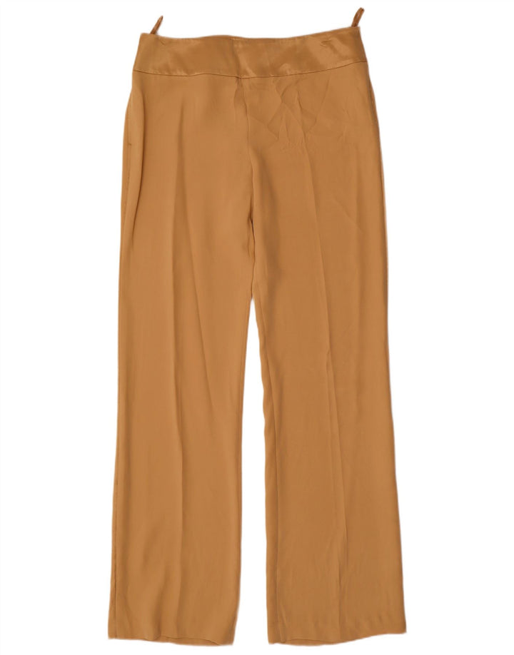 LUISA SPAGNOLI Pantalon décontracté à jambe large pour femme IT 44 Medium W32 L35 Beige