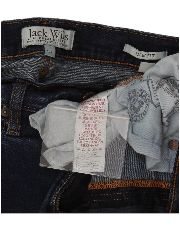 Jack Wills Jean Slim Homme W32 L28 Bleu Marine Coton