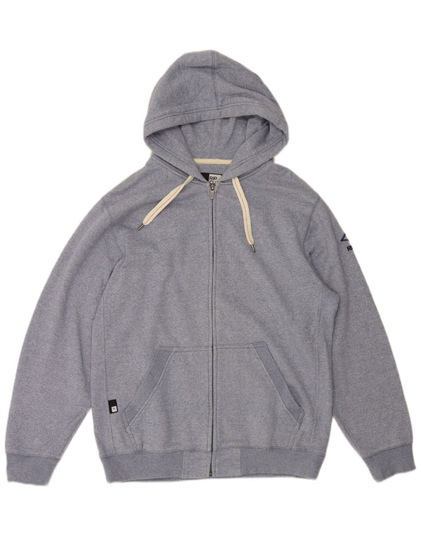 Rip Curl Pull à capuche zippé pour homme Grand coton bleu