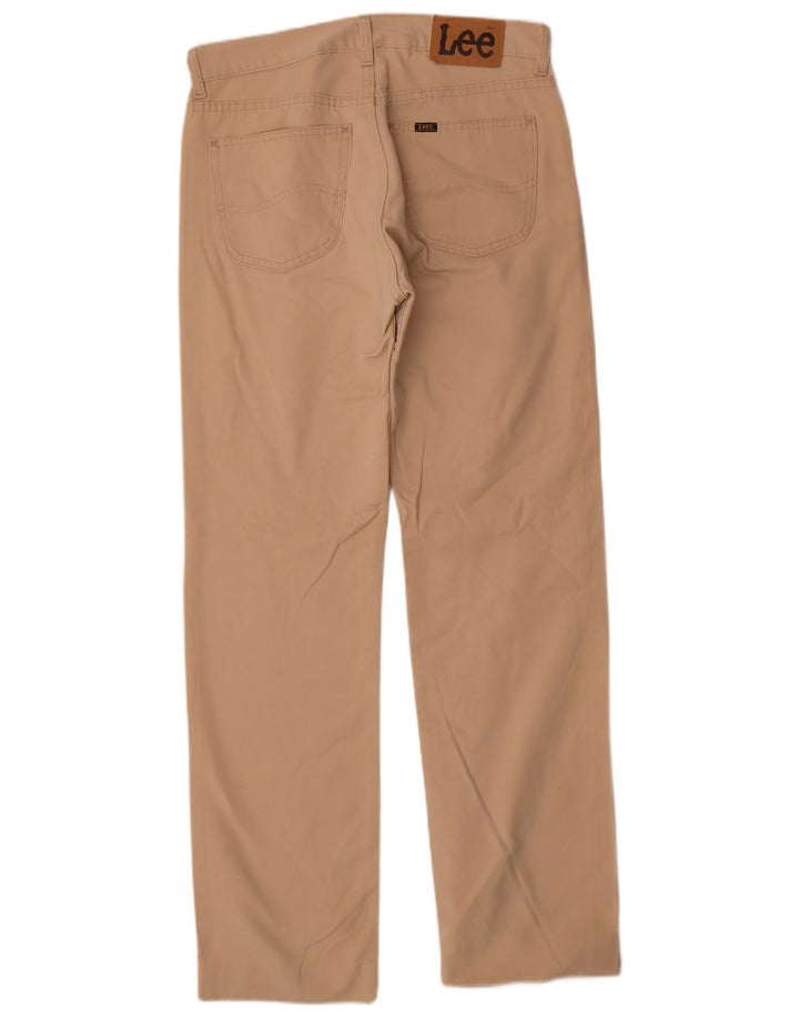 Lee Pantalon décontracté droit pour homme W32 L32 Beige