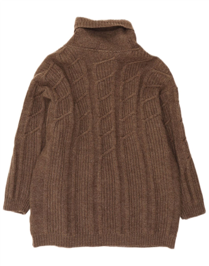 Geiger Femme Cardigan Pull EU 42 Large Marron Laine