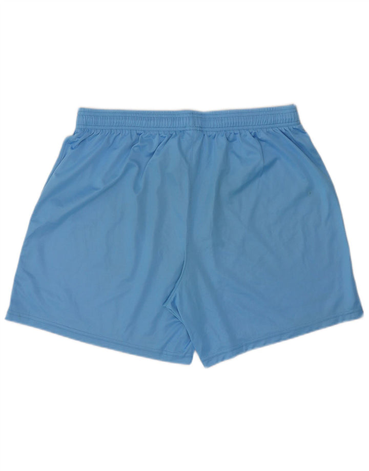Nike Short de sport Dri Fit pour femme UK 18 XL Bleu Polyester