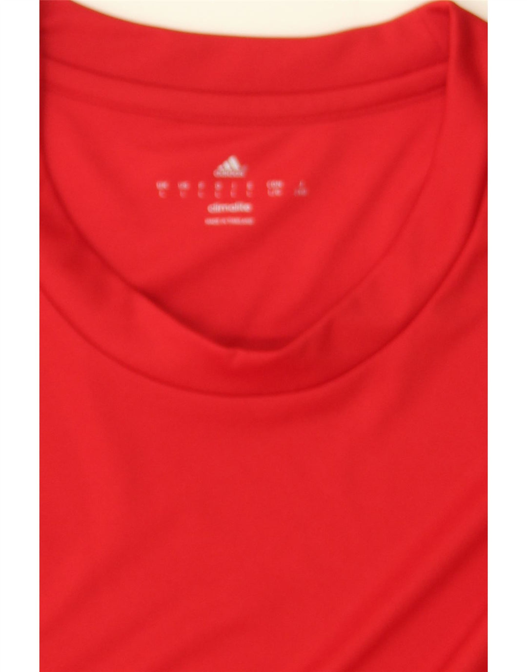 ADIDAS Mens Climalite T-Shirt Top Large Red Polyester Vintage Adidas and Second-Hand Adidas from Messina Hembry 