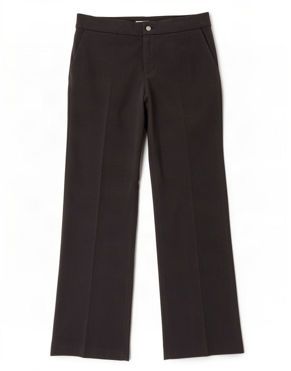 Calvin Klein Pantalon de costume droit pour femme US 6 Medium W32 L32 Noir