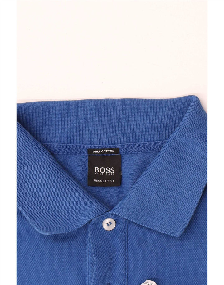 Hugo Boss Homme Regular Fit Polo Grand Bleu Coton