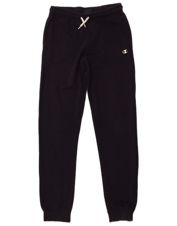 CHAMPION Pantalon de Survêtement Garçon Joggers 13-14 ans XL Bleu Marine Coton