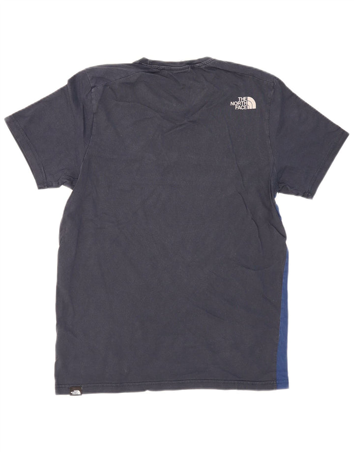 THE NORTH FACE T-shirt graphique pour homme en coton color block petit bleu