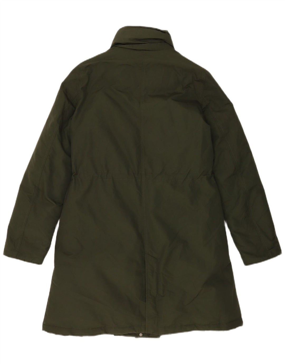Woolrich Veste matelassée surdimensionnée pour femme UK 10 Petit Kaki Coton