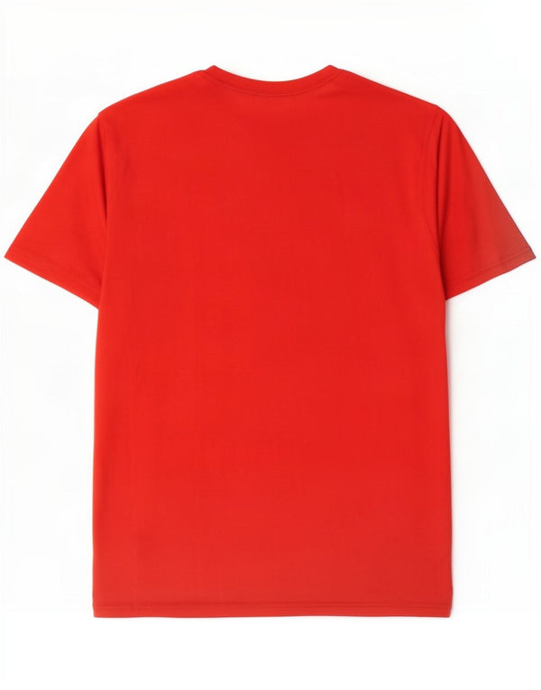 Nike Homme Dri Fit Graphic T-Shirt Haut Rouge Moyen Polyester