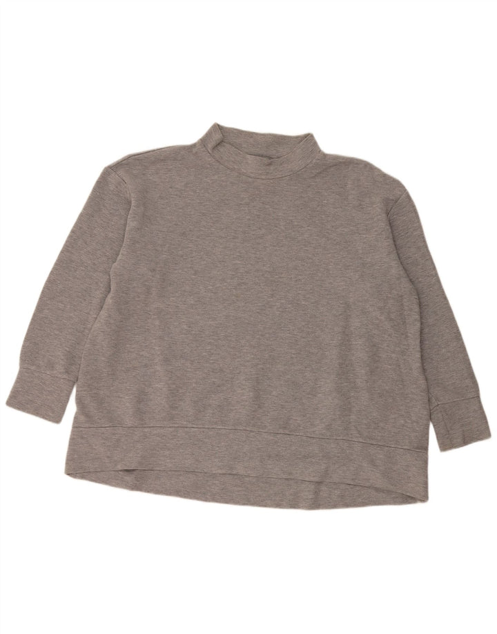 COS Sweat-shirt surdimensionné pour femme UK 14 Grand coton gris