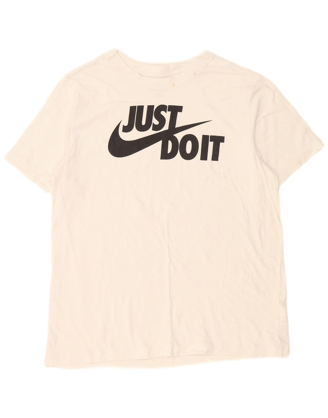 Nike T-shirt graphique pour homme en coton blanc Taille L