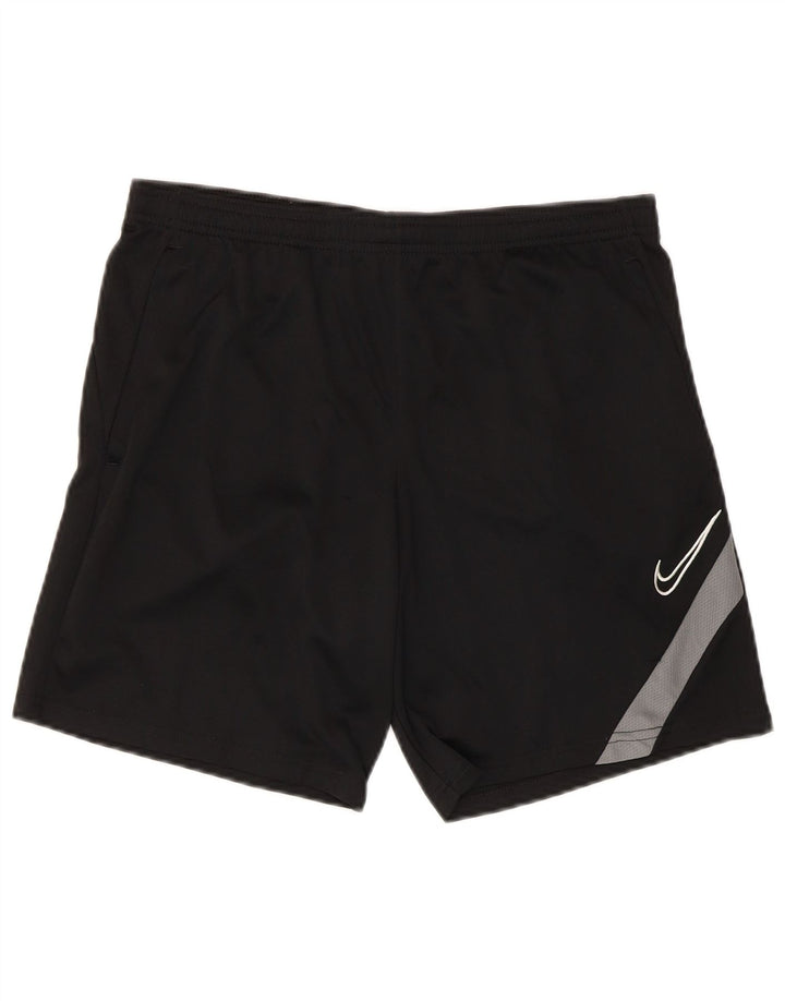 Nike Short de sport Dri Fit pour homme en polyester color block noir moyen