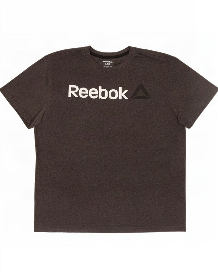 Reebok T-Shirt Graphique Homme Grand Gris