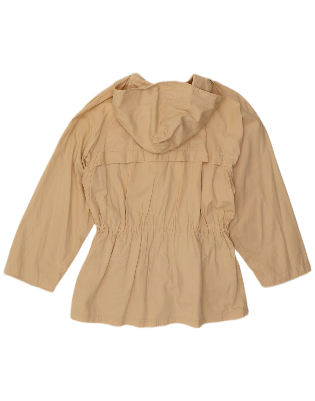 Veste utilitaire à capuche femme vintage UK 16 Grand Beige