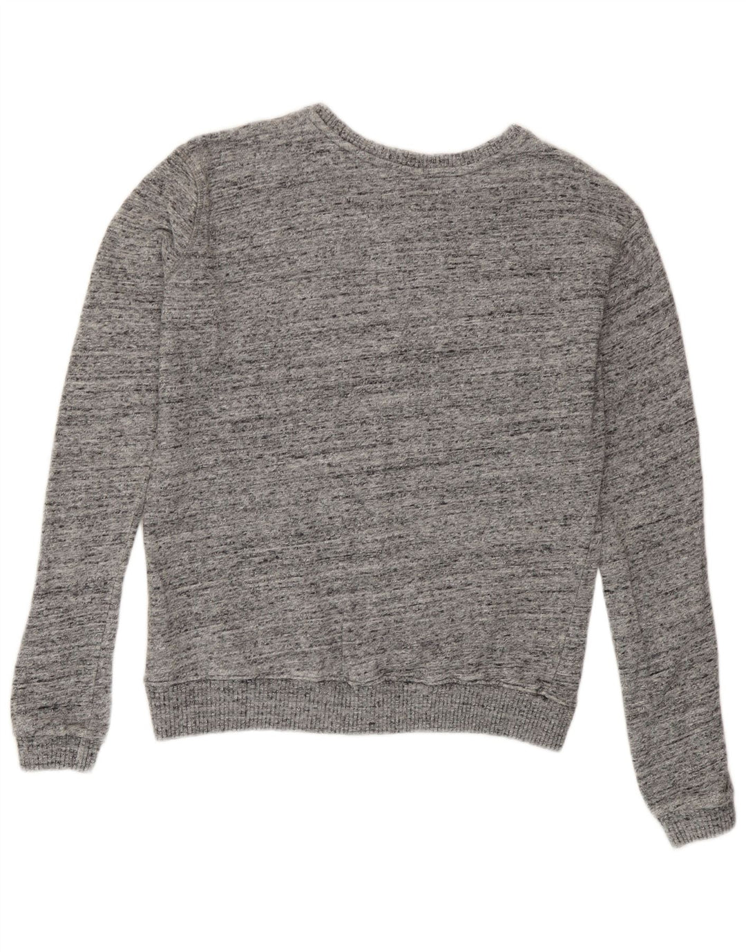 Superdry Sweat-shirt graphique pour femme UK 10 Petit gris moucheté