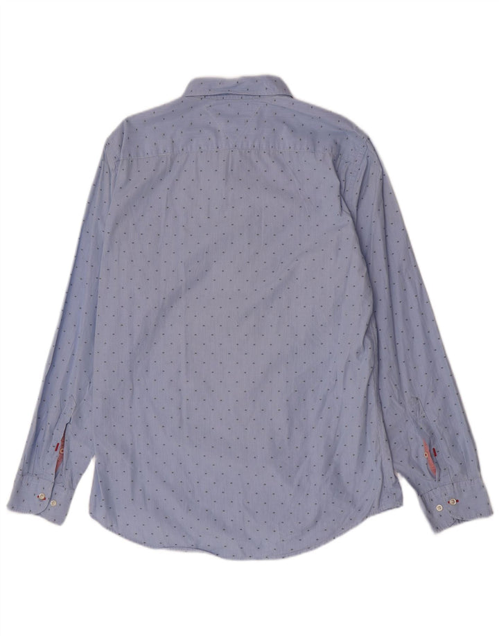 Tommy Hilfiger Chemise Homme Large Bleu Rayure Coton