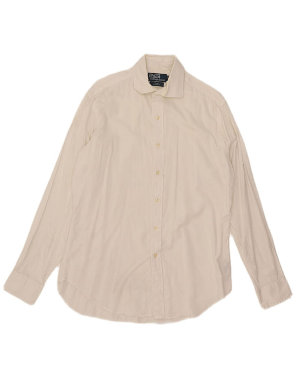 Polo Ralph Lauren Chemise Regent coupe classique pour homme Suze 39 15 1/2 Blanc moyen