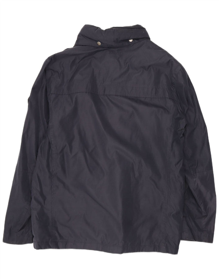 Joules Veste utilitaire à capuche pour homme UK 40 Large Bleu marine Polyester