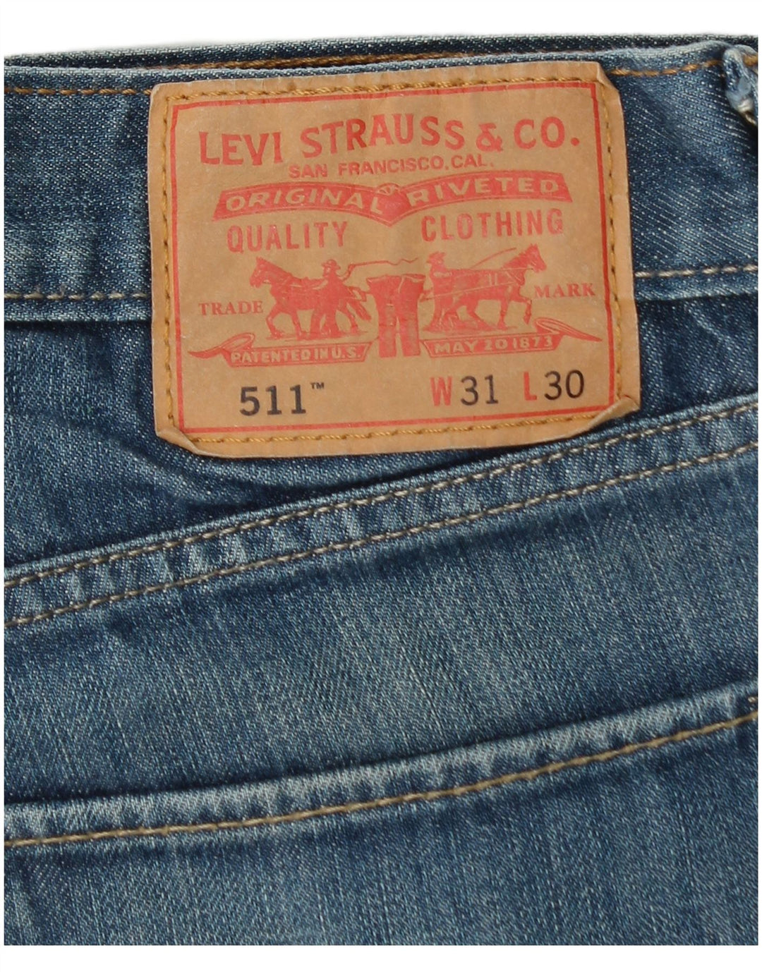 Levi's Jean Slim 511 Homme Bleu Coton W31 L27