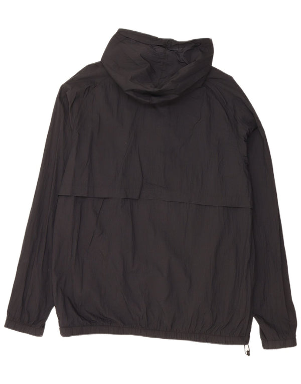 CHAMPION Veste de pluie à capuche pour homme UK 40 Large Noir Polyamide