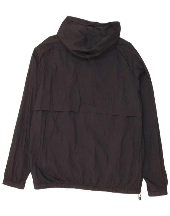 CHAMPION Veste de pluie à capuche pour homme UK 40 Large Noir Polyamide