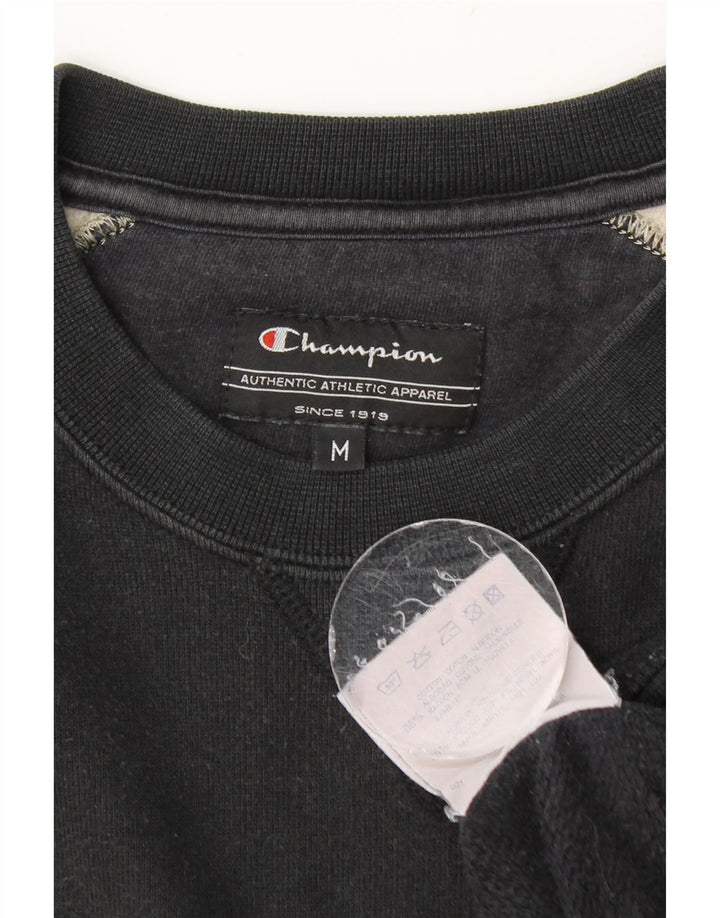 Champion Sweat-Shirt Graphique Homme Noir Moyen Coton Colorblock